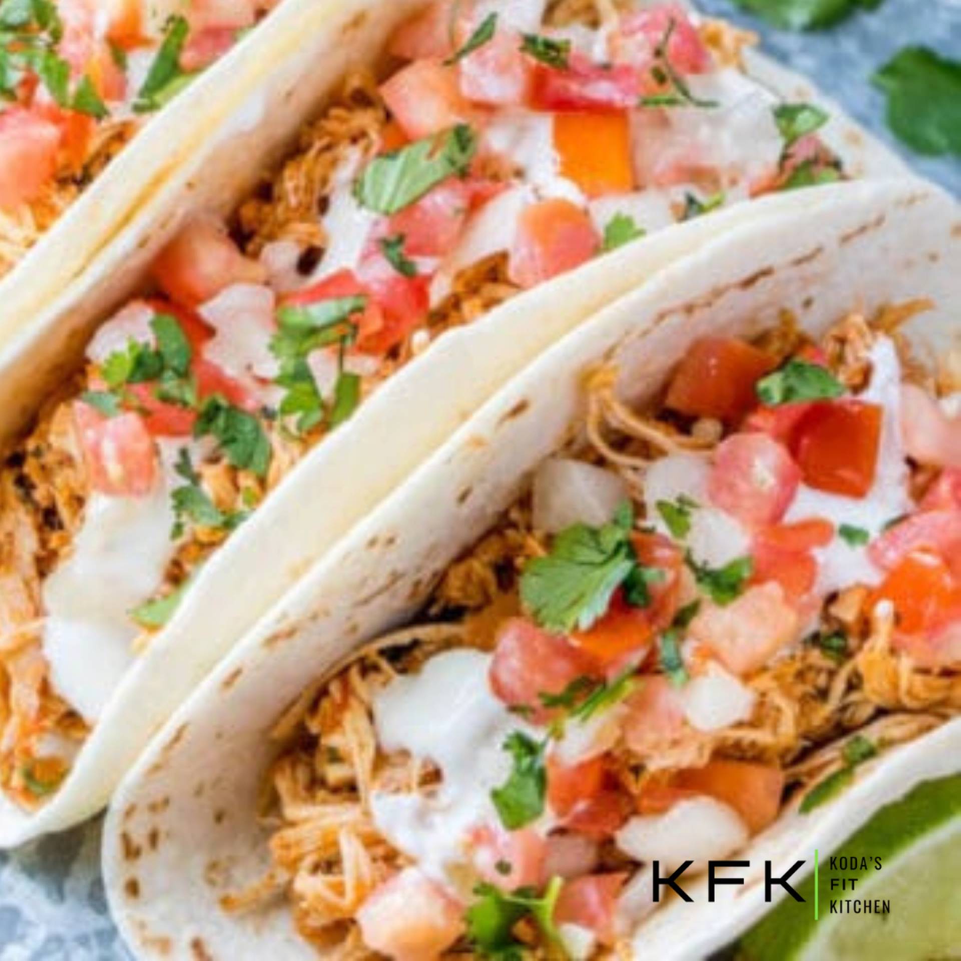 Cilantro Lime Chicken Tacos