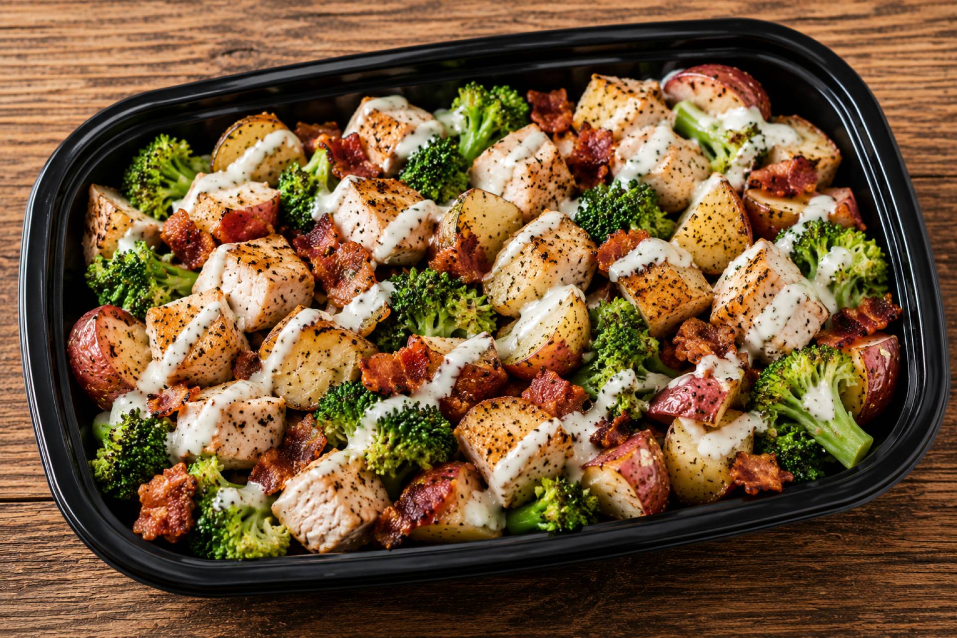 Chicken Bacon Ranch Potato Bowl