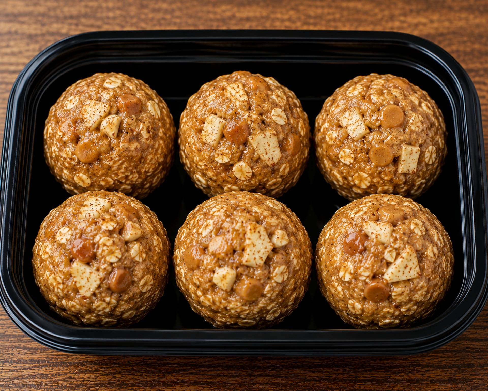 Caramel Apple Protein Bites