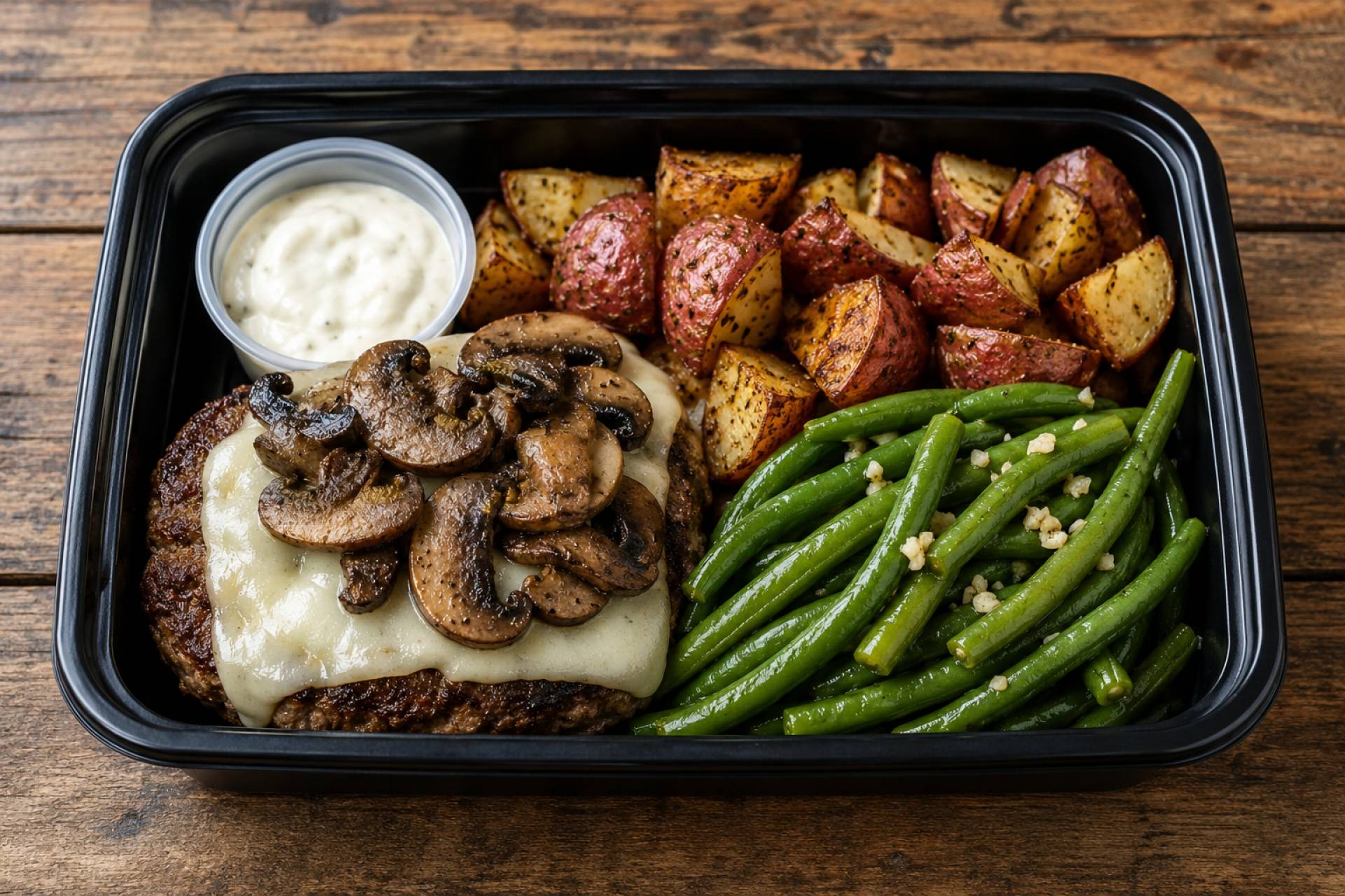 Mushroom & Swiss Burger