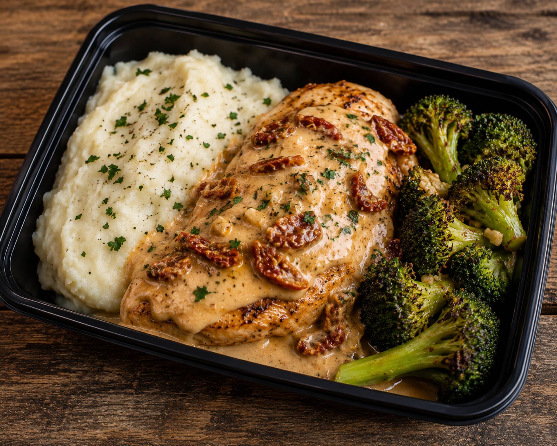 Marry Me Chicken & Mashed Potatoes