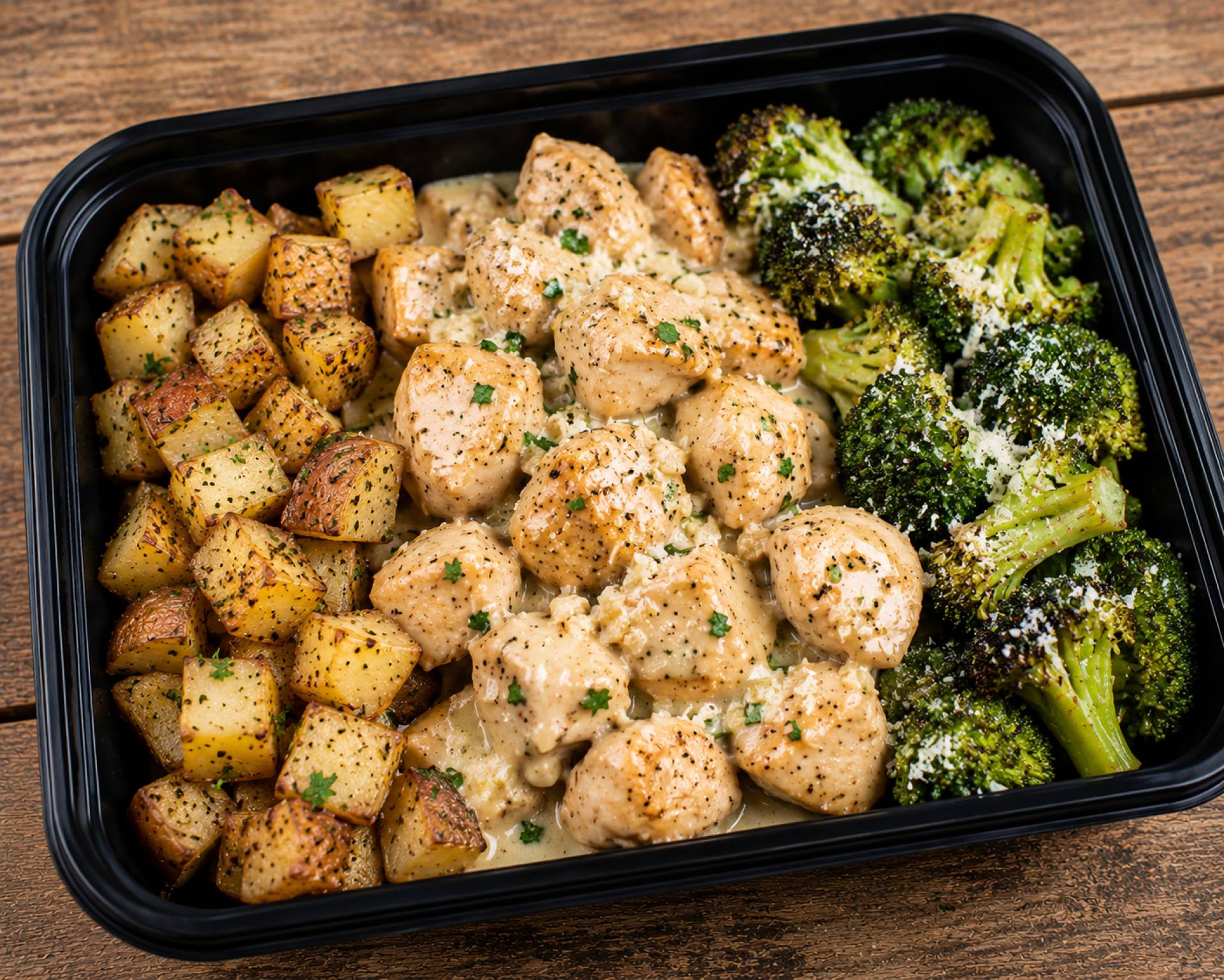 Garlic Parmesan Chicken Bowl