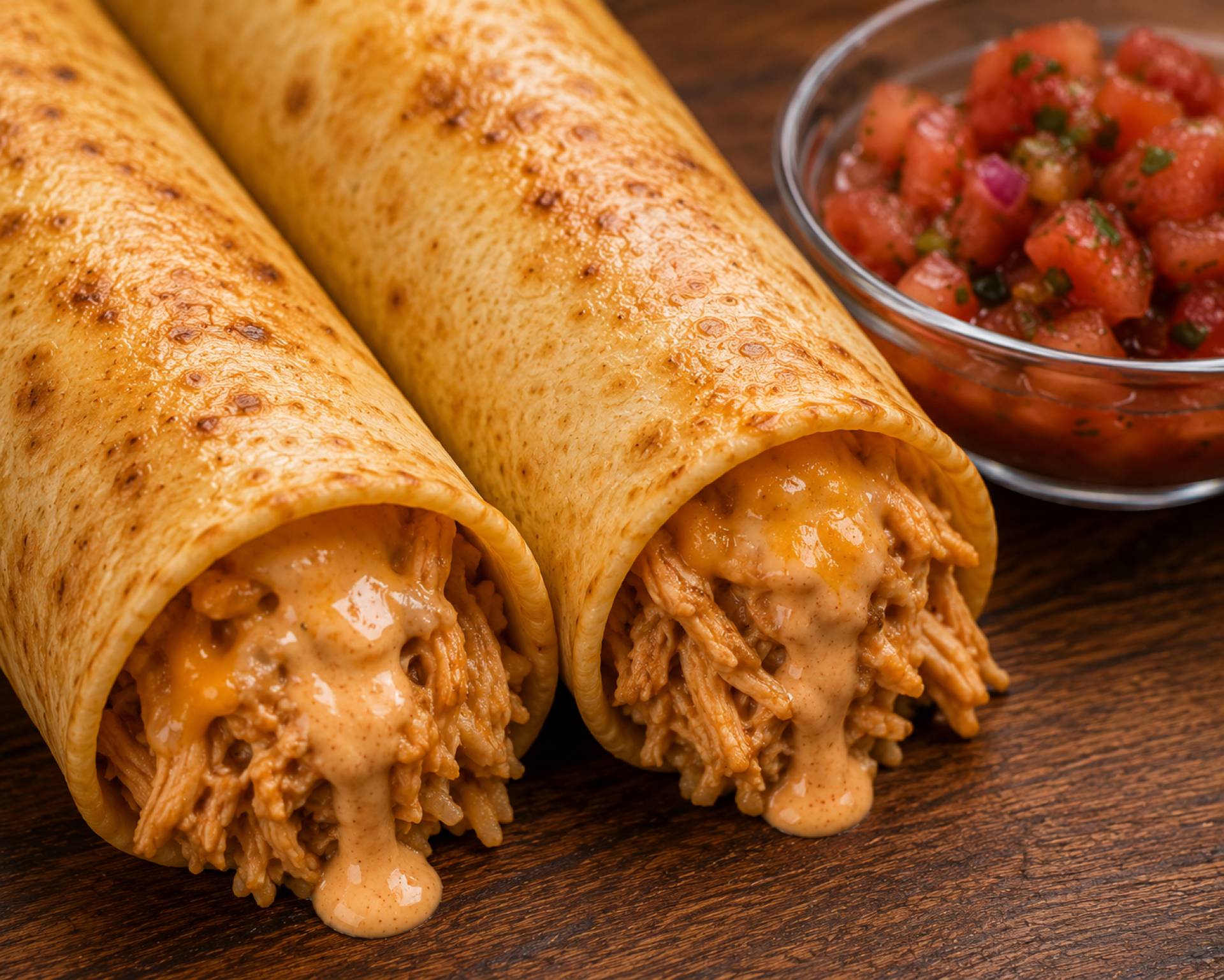 Cheesy Chicken Taquito