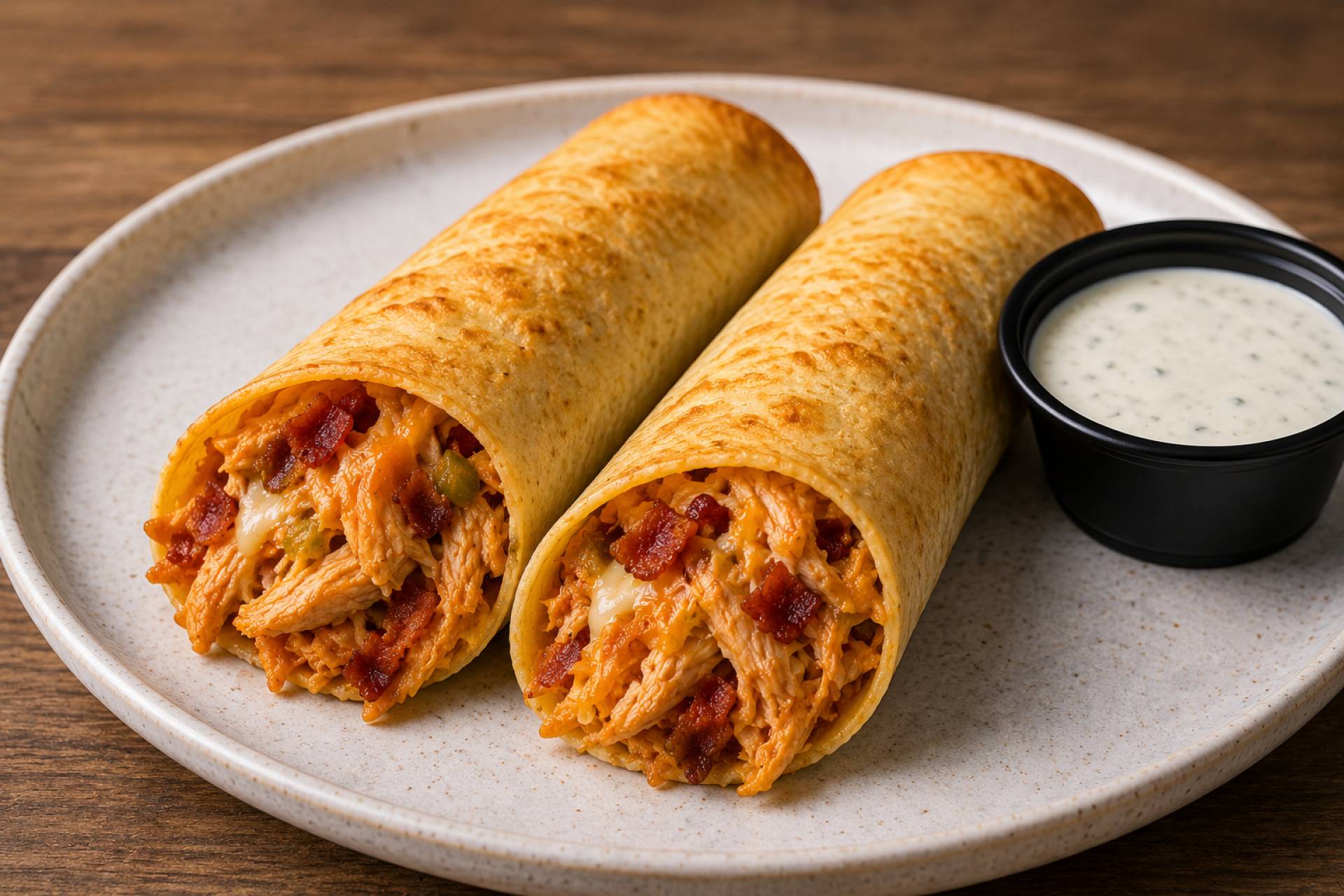 Buffalo Bacon Ranch Taquitos