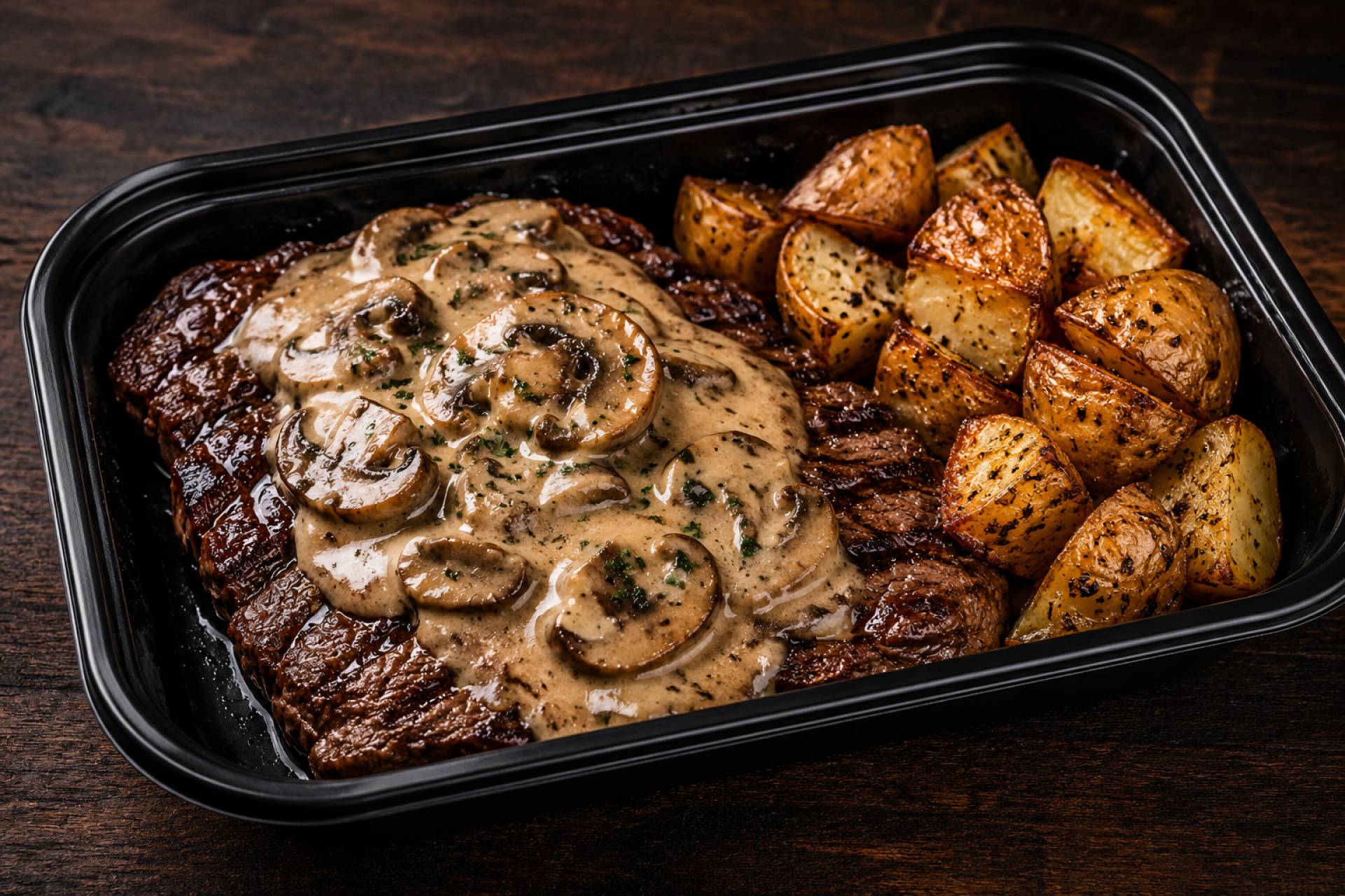 Creamy Mushroom Steak